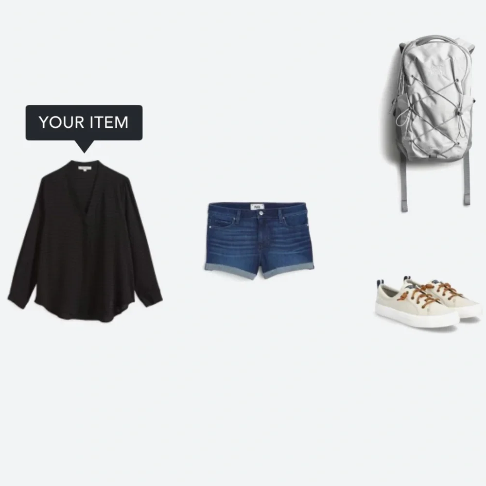 Monday Fun Maggie Relaxed Blouse in Black - Picture 8 of 11
